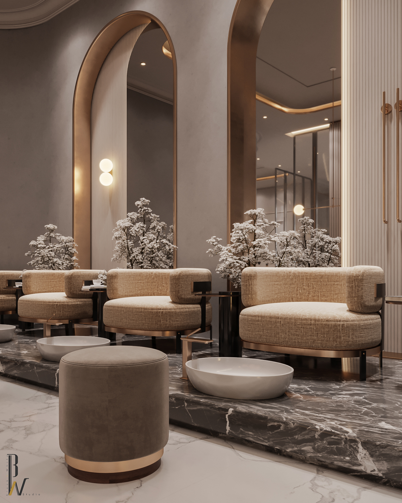 Beauty Center 设计丨阿联酋丨Black N White-12