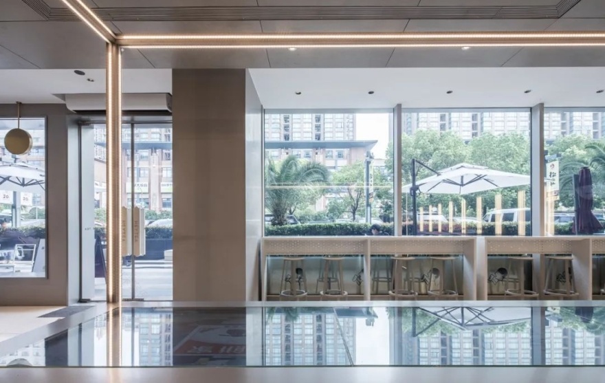 喜茶店铺灯光设计丨梅兰室内设计-52