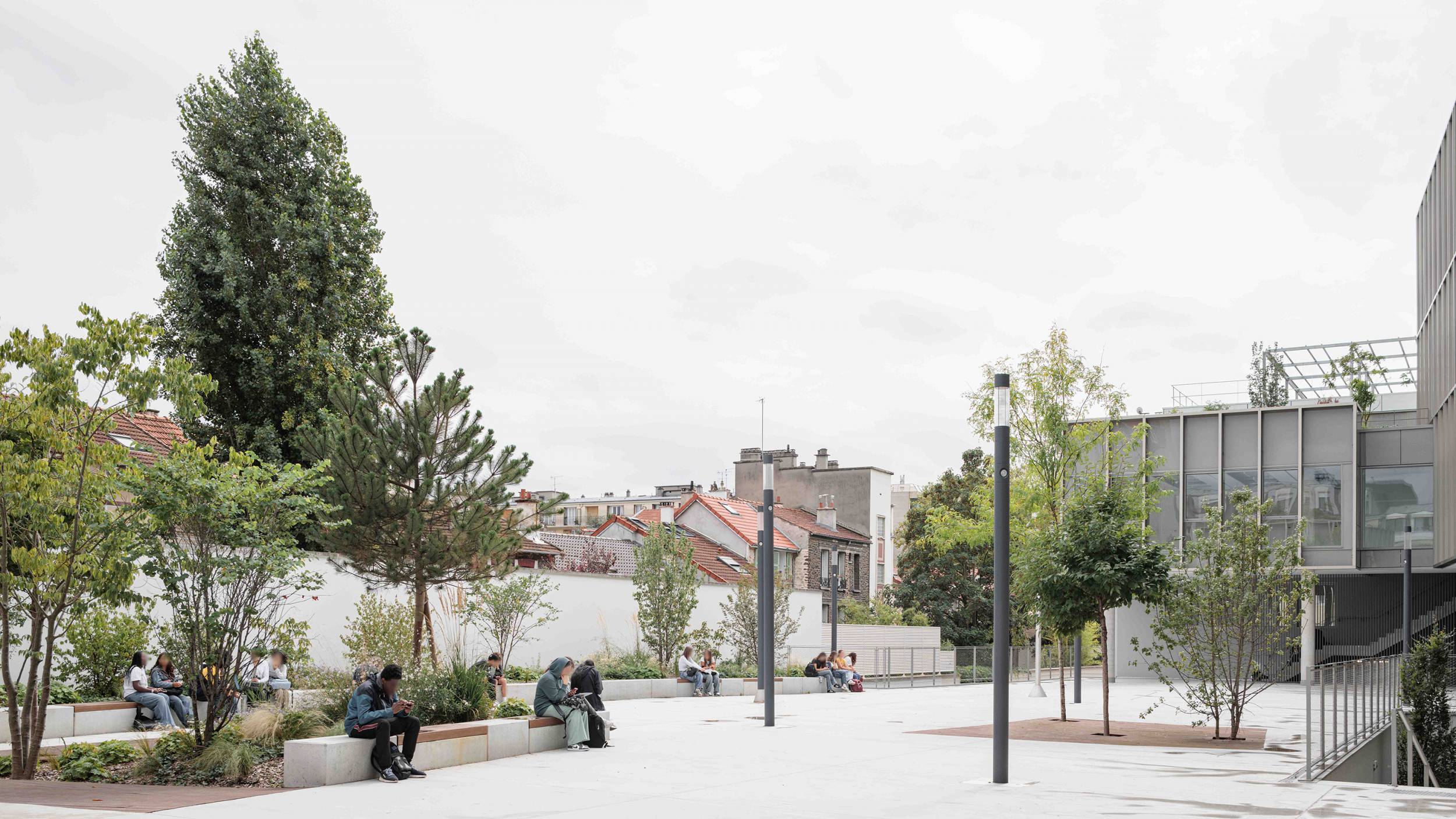 Vincennes国际高中丨Ateliers 2,3,4,（建筑+景观）等多团队-44