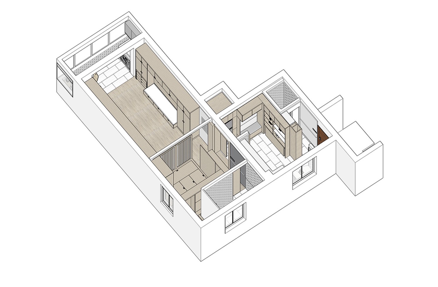 空间的光明，一对盲童家庭的生活改造-27