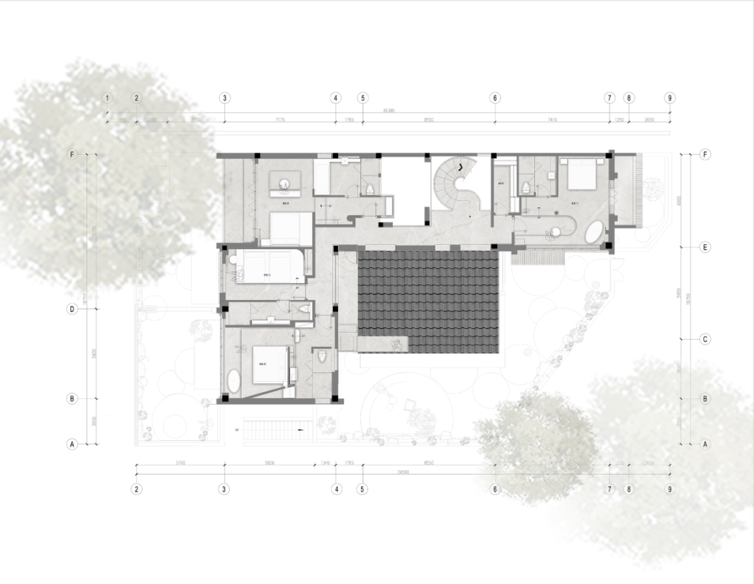 宁波东钱湖山月酒店丨中国宁波丨杭州时上建筑空间设计事务所-103