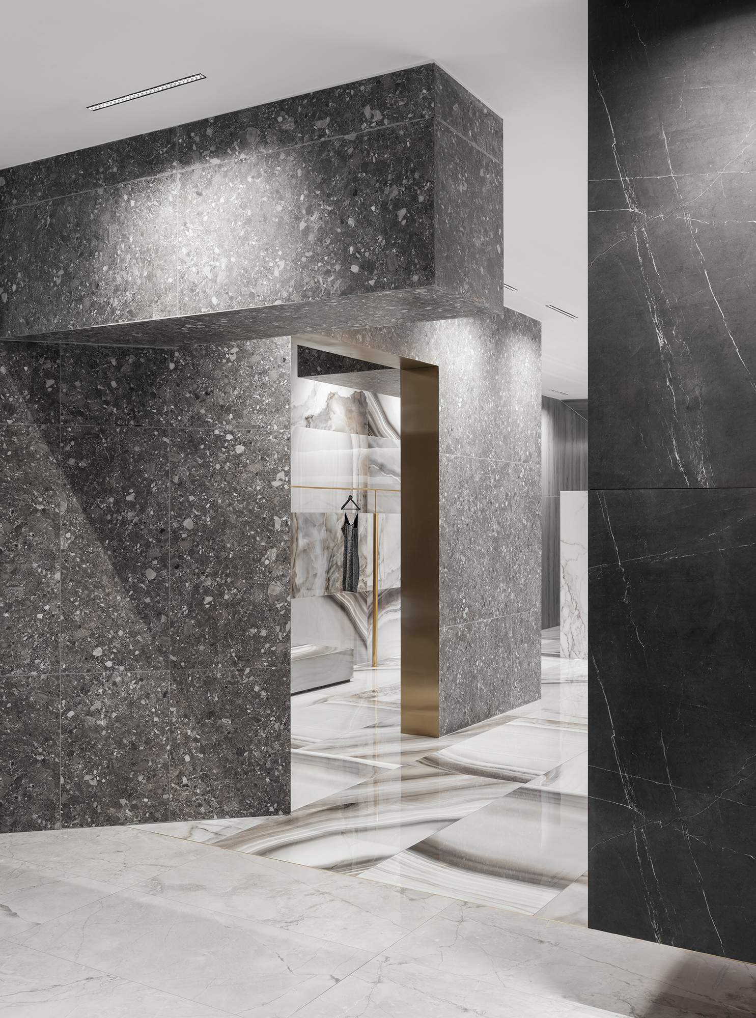 陶瓷瓷砖概念展示店的园林空间设计-18