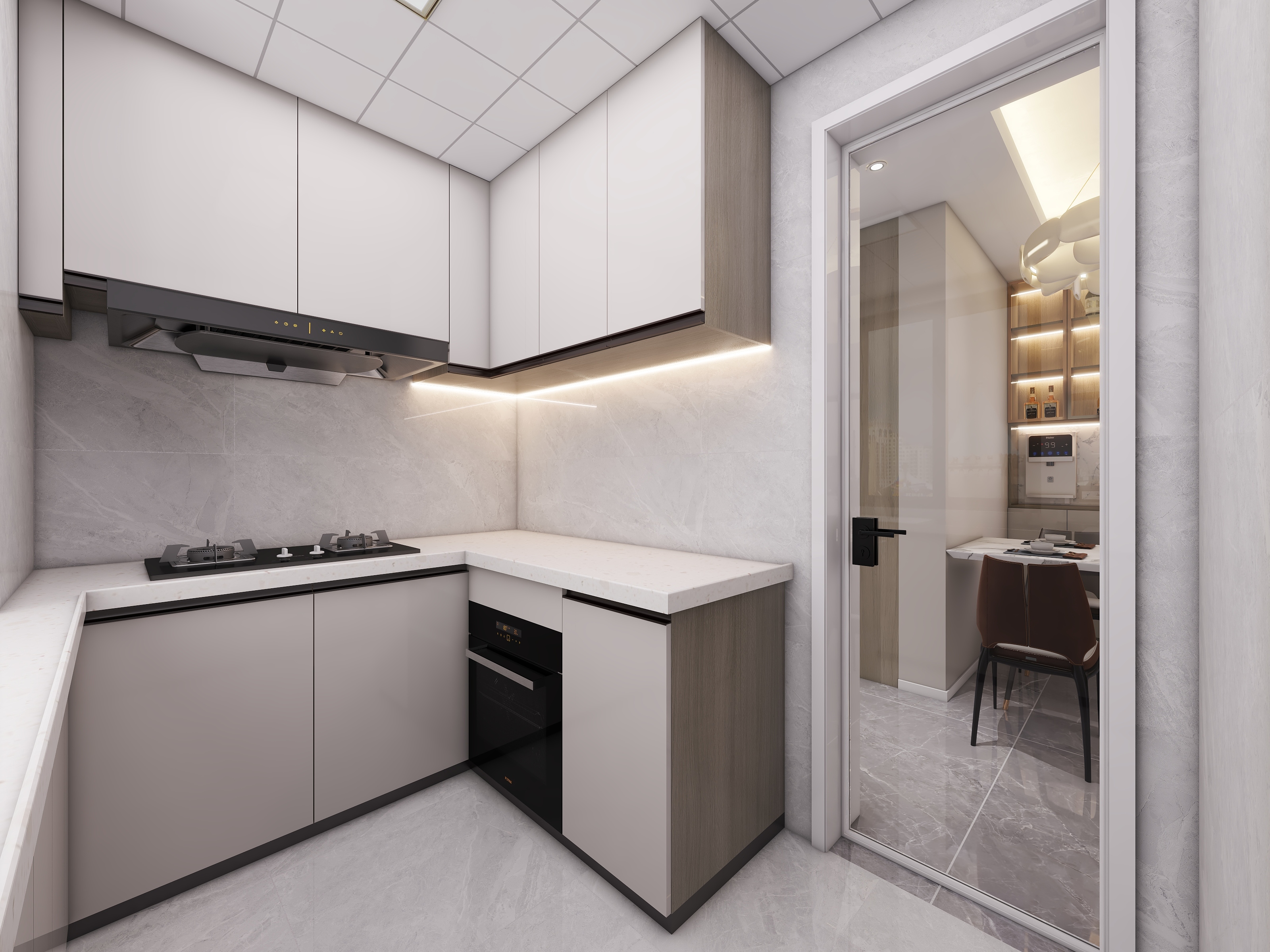 四川成都世家东部时空（93平方现代简约三居室）-43