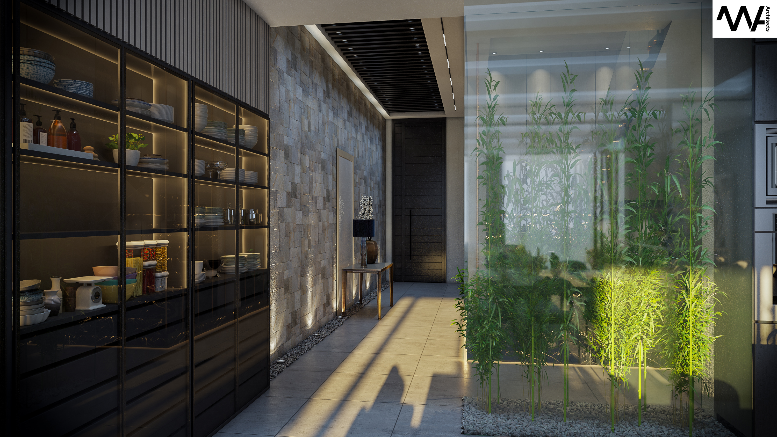 Reception, villa - INTERIOR DESIGN,Seashell North coast-8