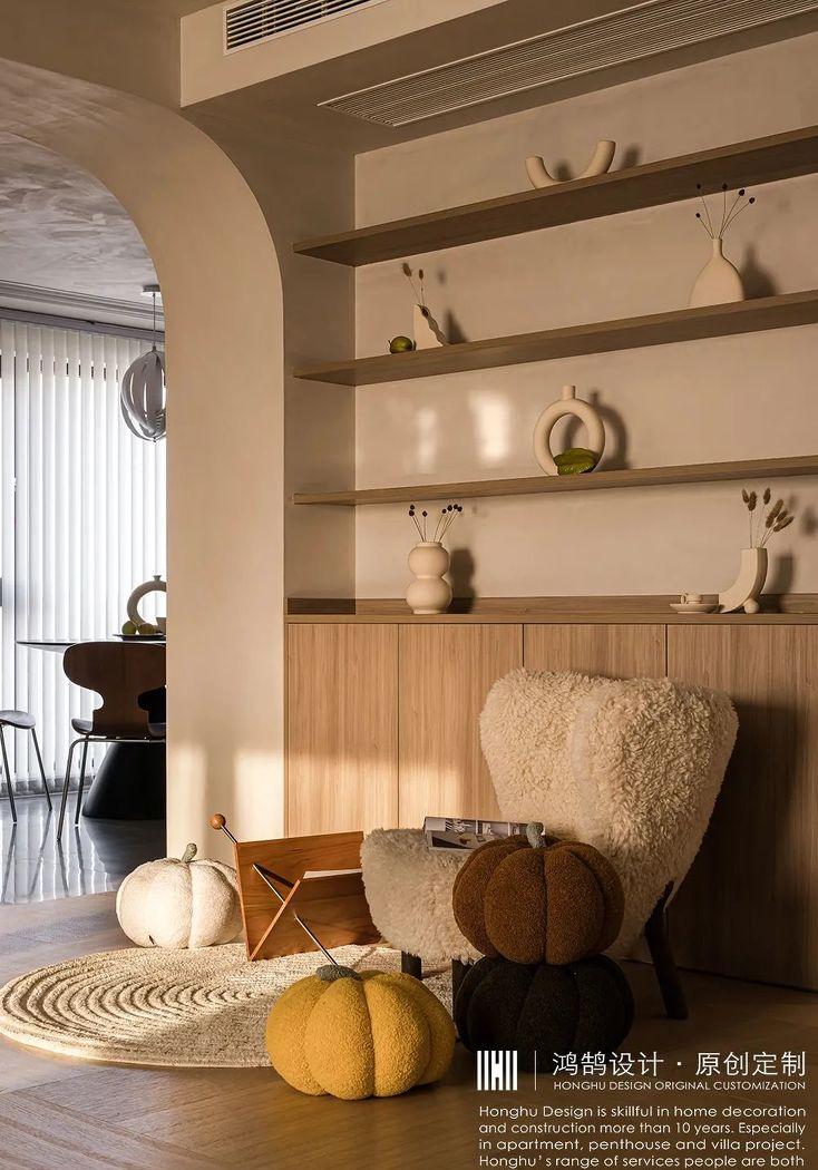 120㎡都市旷景现代极简风学区房设计-10