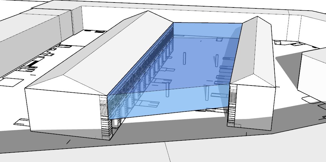 Эскизный проект для объединения 2 зданий одним путем-3