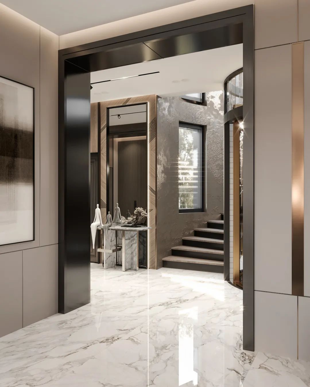 阿塞拜疆巴库现代轻奢公寓设计丨Aytan Guliyeva-16