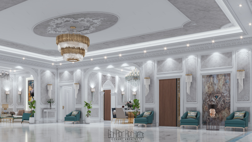 Neo Classic 坐,餐,洗区丨沙特阿拉伯丨GOHARY ARCHITECTS-2