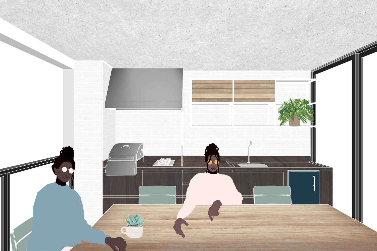 巴西 108 公寓 | 多功能柜打造现代生活空间-31