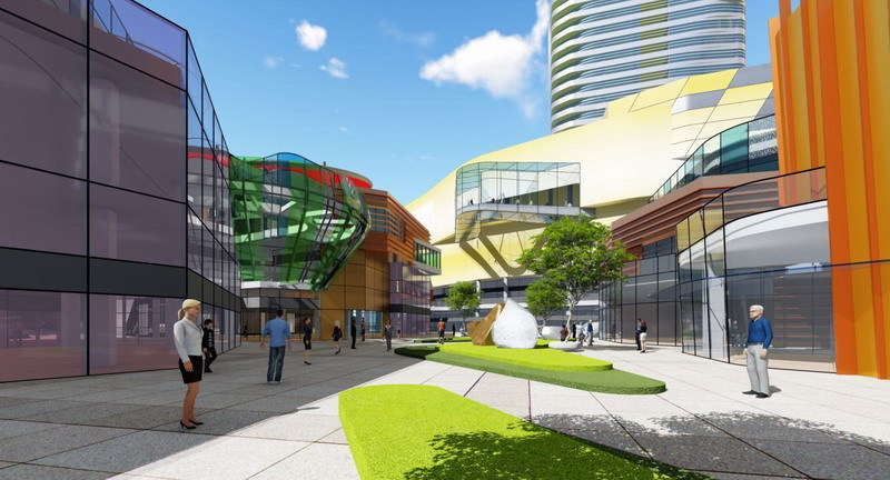 多彩新购物区欢乐城在建中-30