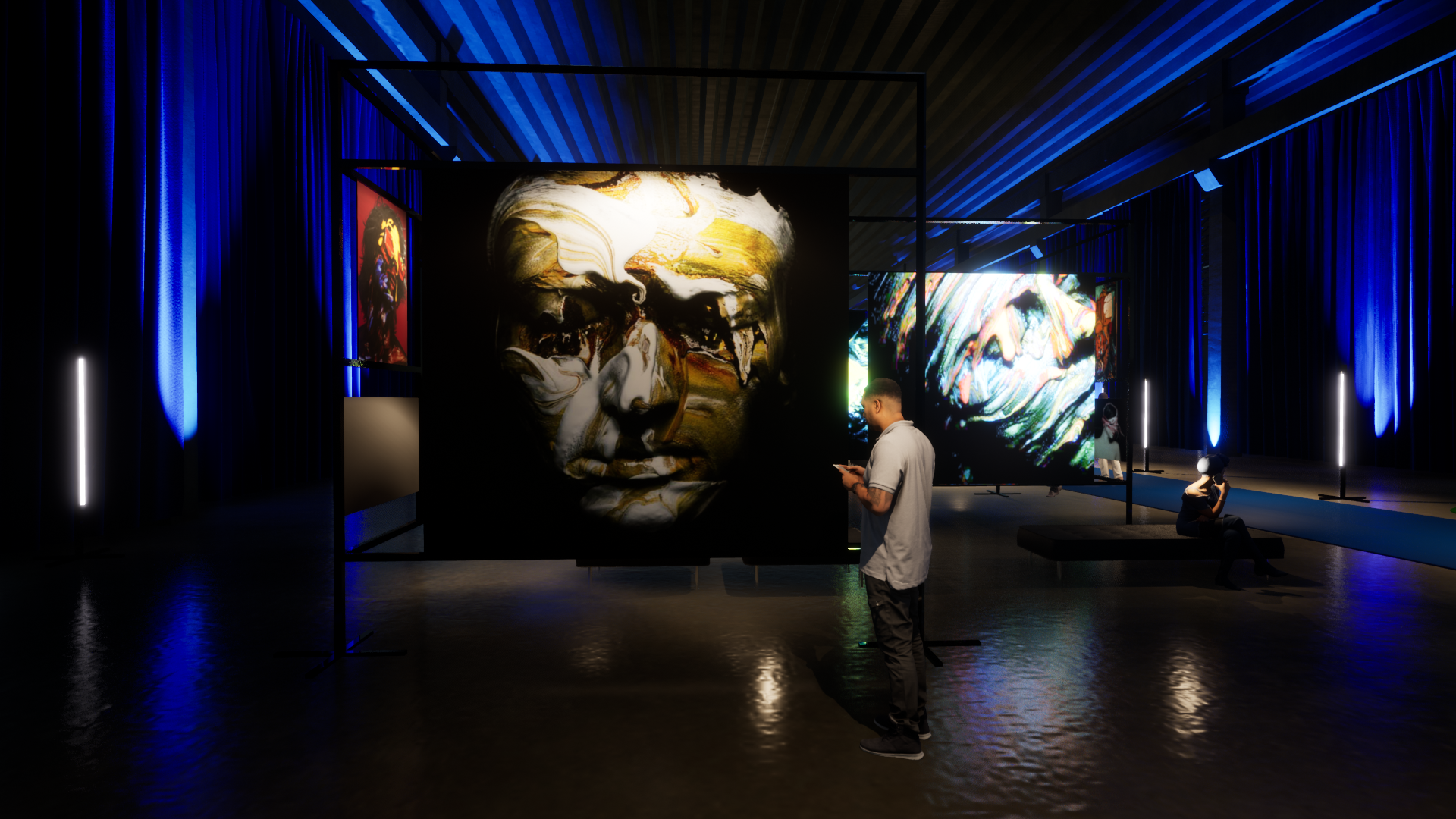 Cenografia Allergan Tátil lançamento-13