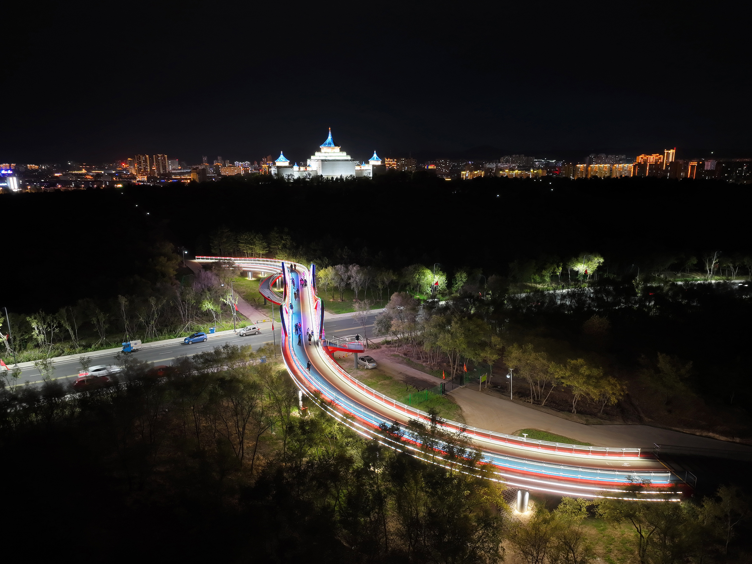 扎萨克街成庙景观天街丨蒙古丨HITAD-31