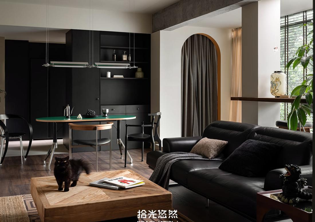 108㎡爆改,双入户动线,混搭的二人居-12