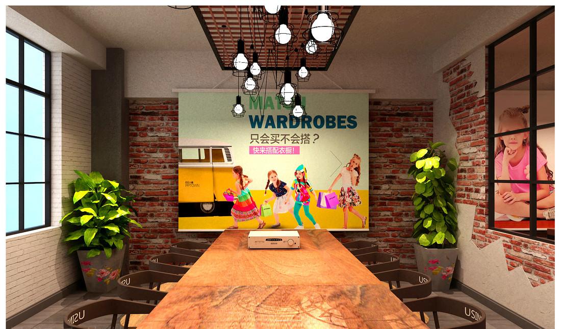 广州服装公司办公室设计-8