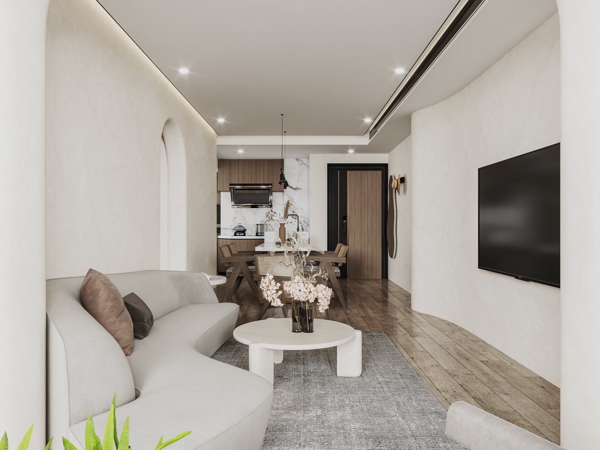 素简时光,侘寂之美·日本知名设计师的公寓设计-12