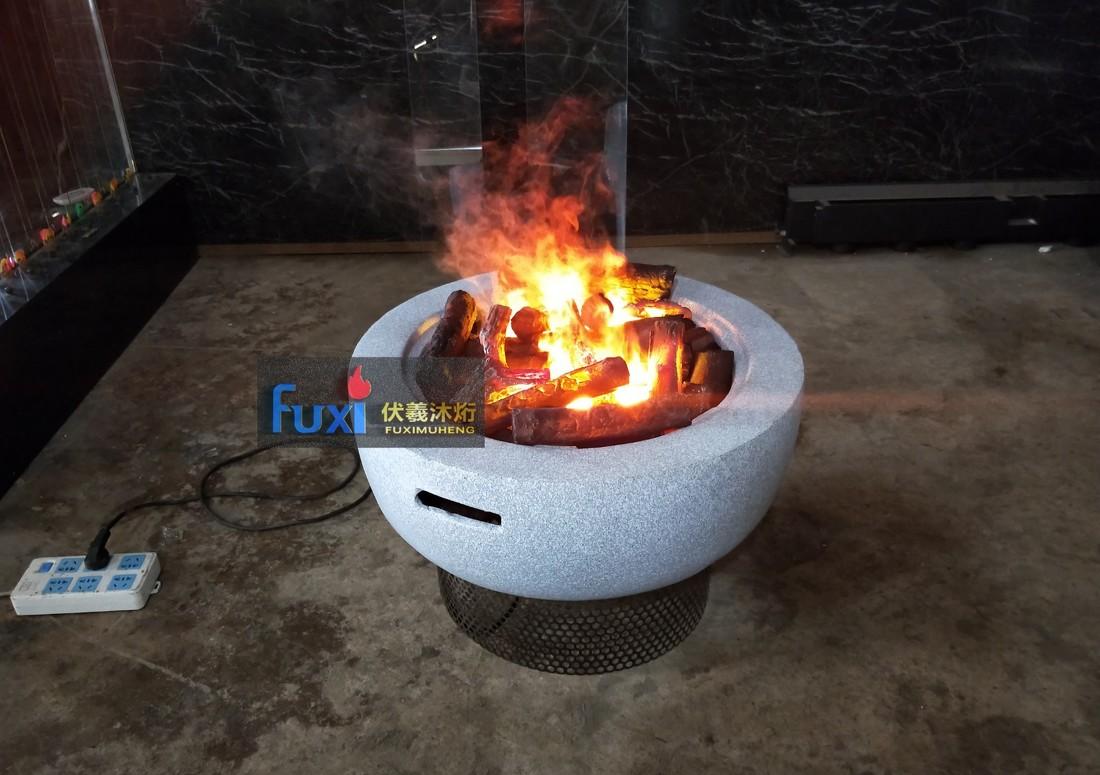 日本户外防水伏羲雾化壁炉设计-16