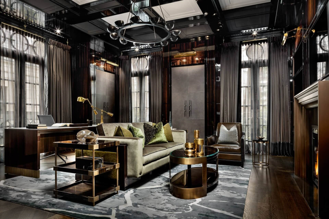 Drake 亿元豪宅揭秘,现代奢华与古典艺术的完美融合-55