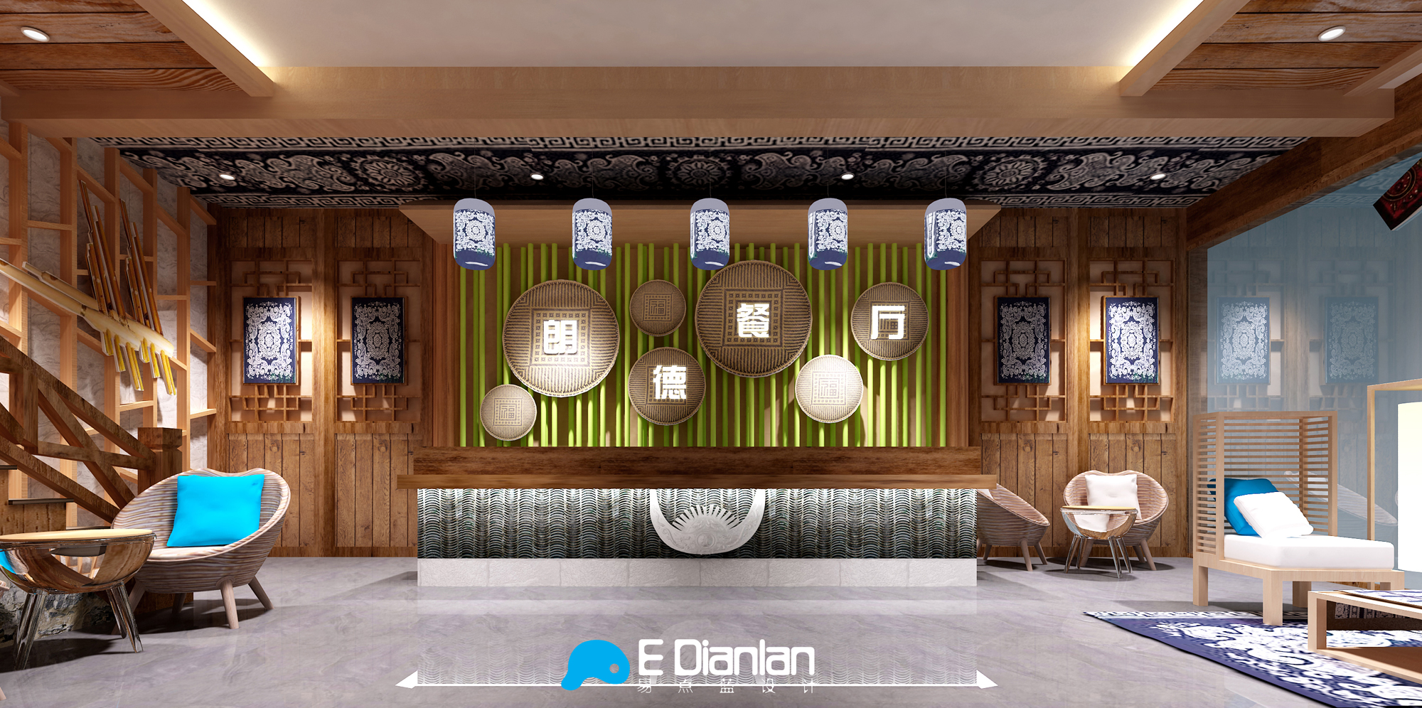 刘魏诚作品——贵州苗都酒店【易点蓝E DIANLAN酒店篇】-14