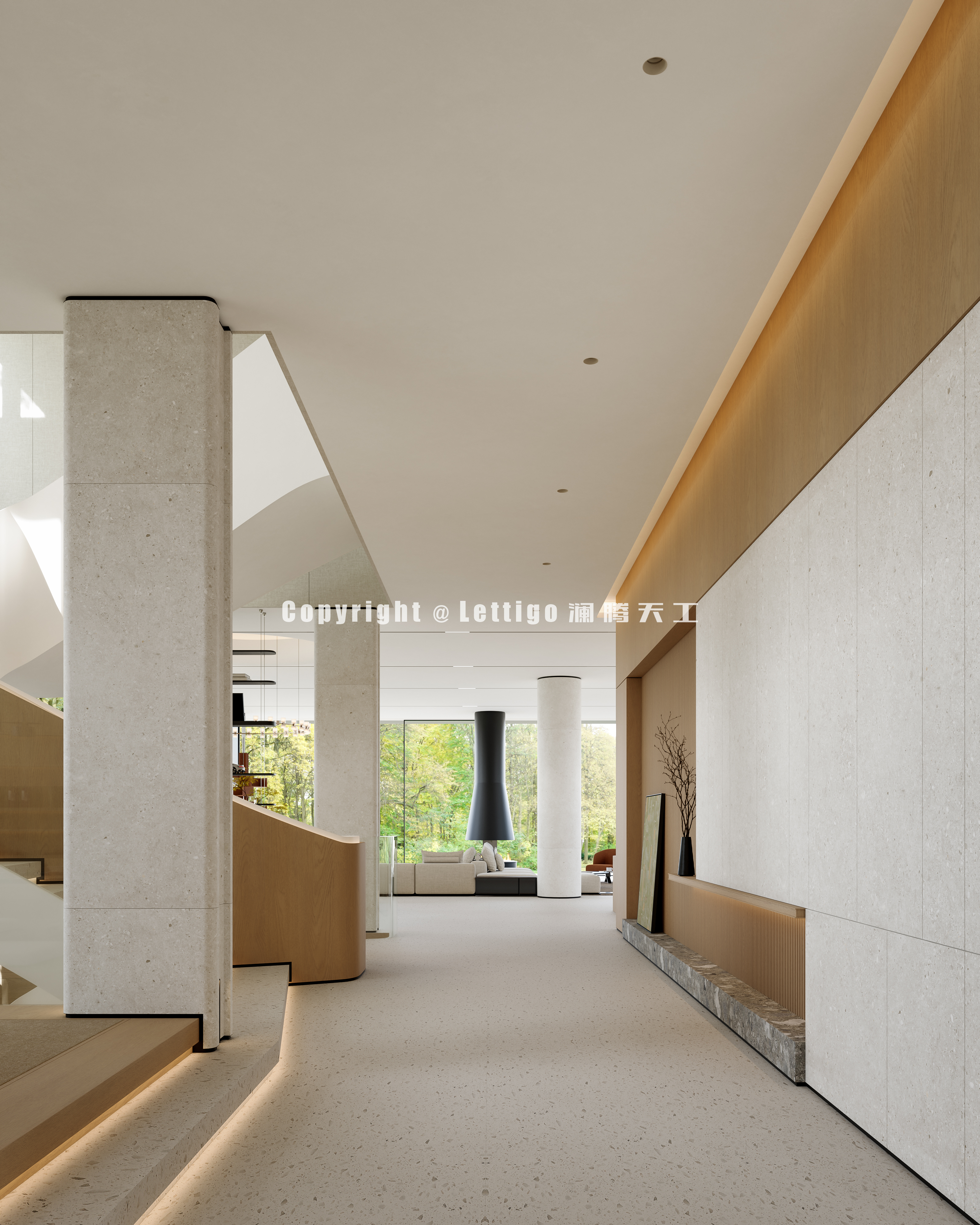 别墅的视觉盛宴-原木自然-22