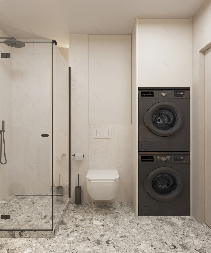 BLACK & WHITE公寓设计丨波兰克拉科夫-37