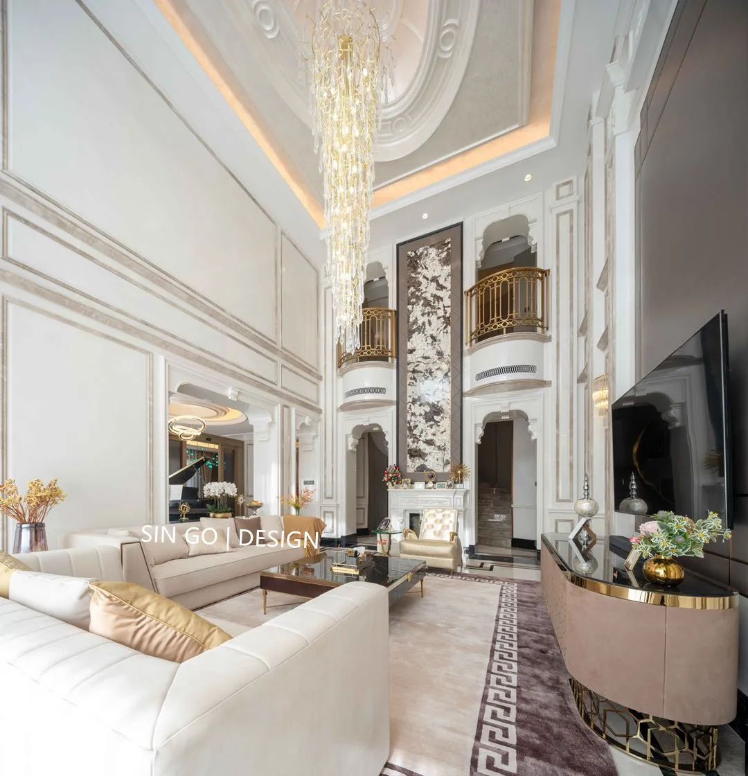 古北香缇岭 · 现代简欧风格打造 700㎡浪漫理想家丨星杰-21