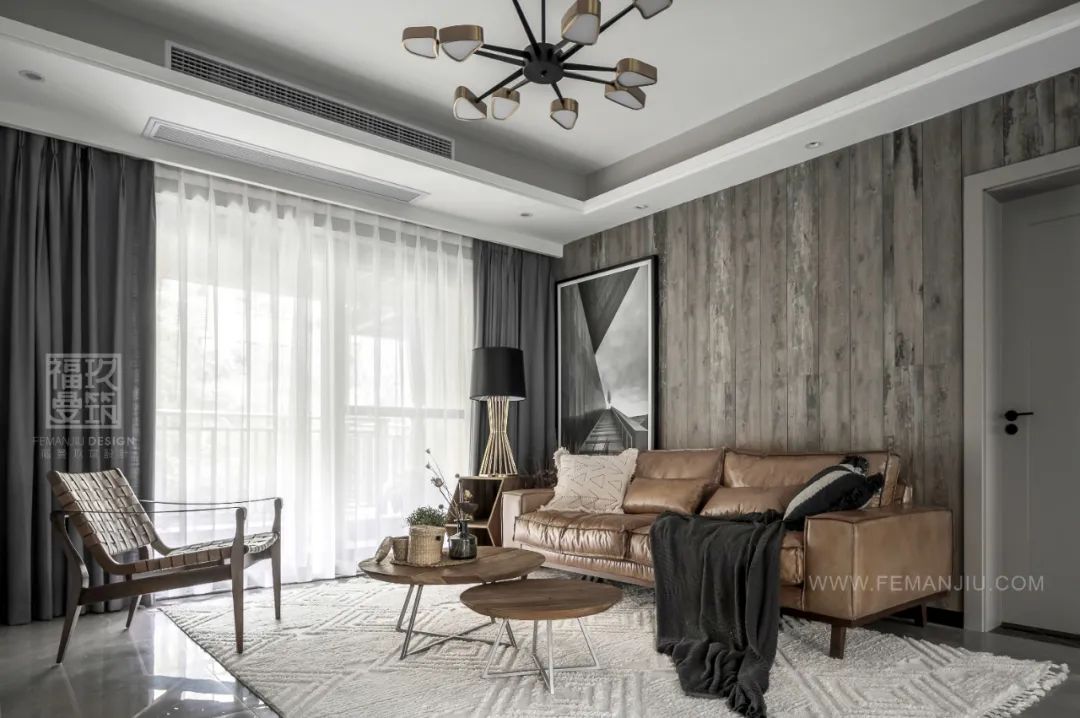 重庆江与城 150 平文艺休闲大宅设计-6