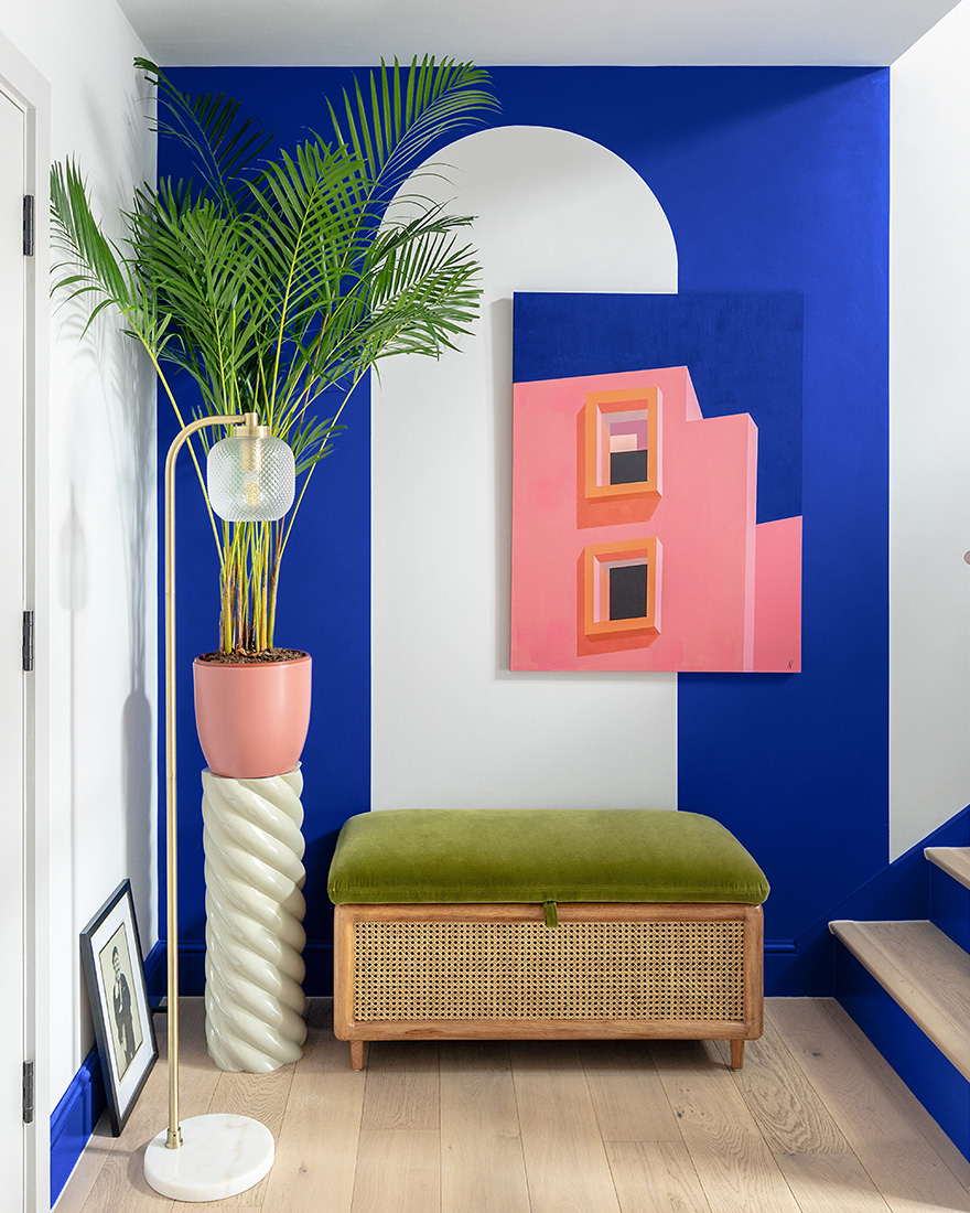Цвет в интерьере: красочный таунхаус в Восточном Лондоне-2