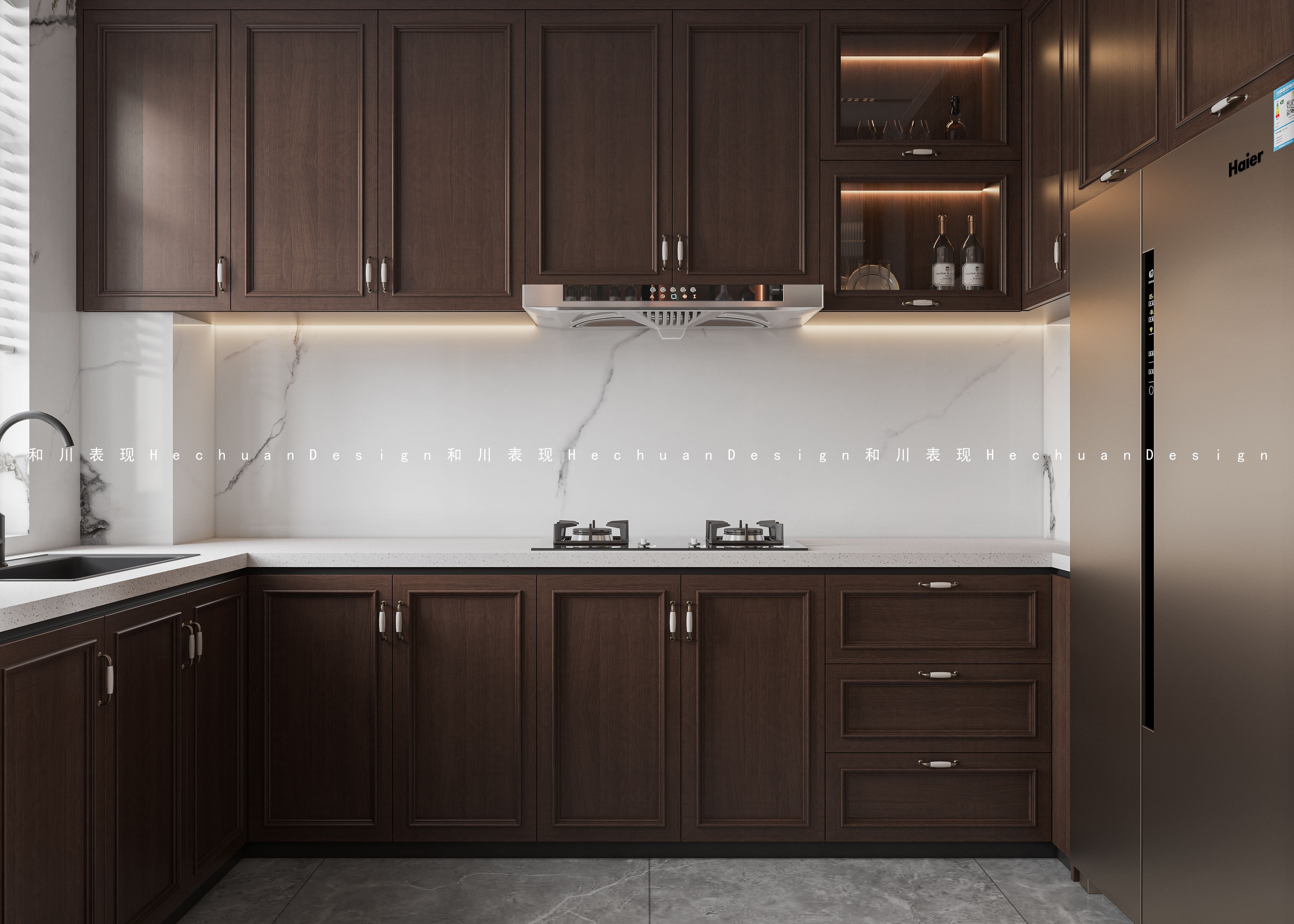 和川高端表现 | 新中式别墅-12