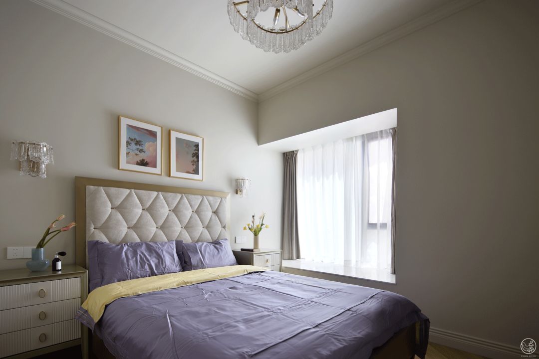 J 家美式轻奢淡颜系平层设计丨中国成都丨刘丽-50