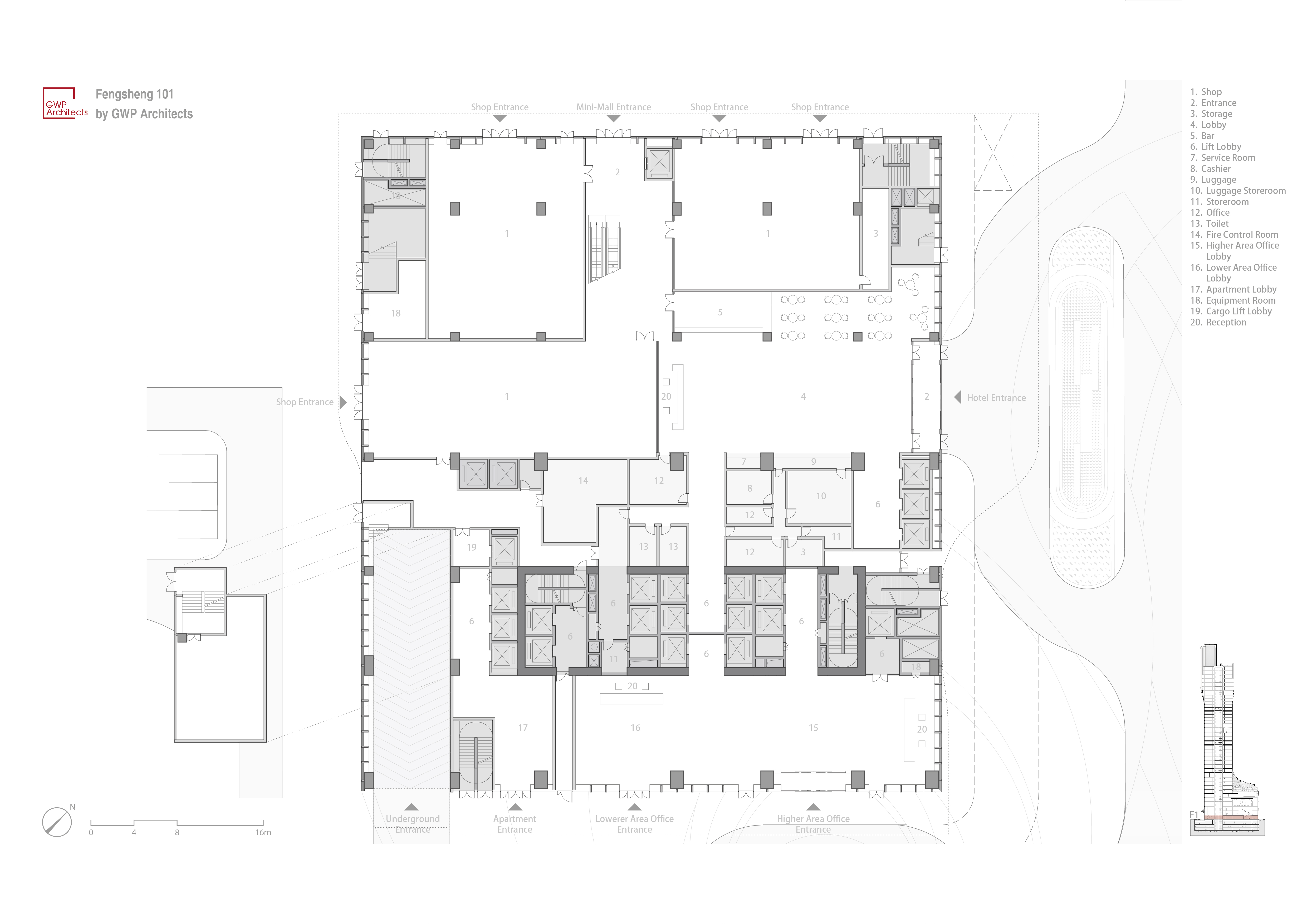 广州风生 101 塔 | GWP Architects 打造的地标性商业建筑-32