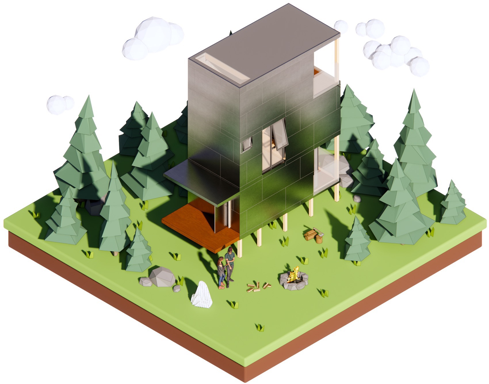 个个世界[荒野之家 #115#] 长颈鹿之家丨中国武汉丨个个世界 Wiki World()+先进建筑实验室AaL-9