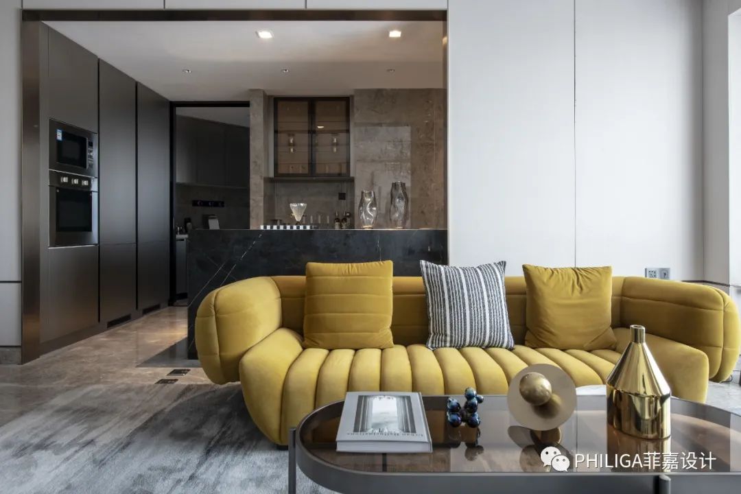 天津招商津湾天玺 296㎡样板间 | 复古摩登,重新定义生活格调-12