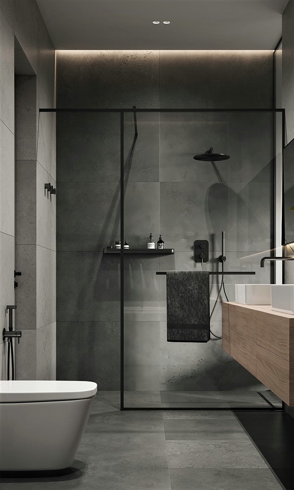 高级灰色系小空间公寓设计-12