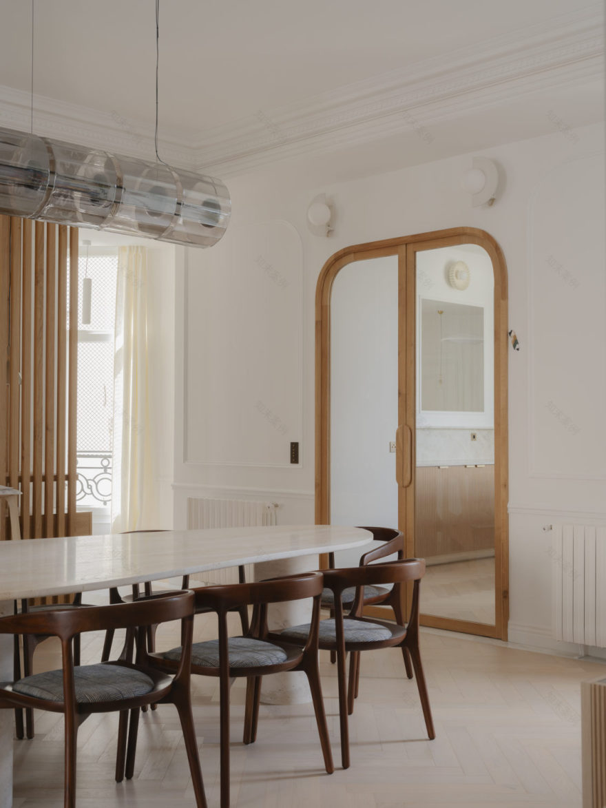 Luxe, calme et volupté 300m², Victor Hugo…Comment créer un havre de paix en plein Paris – Bän Architecture-10