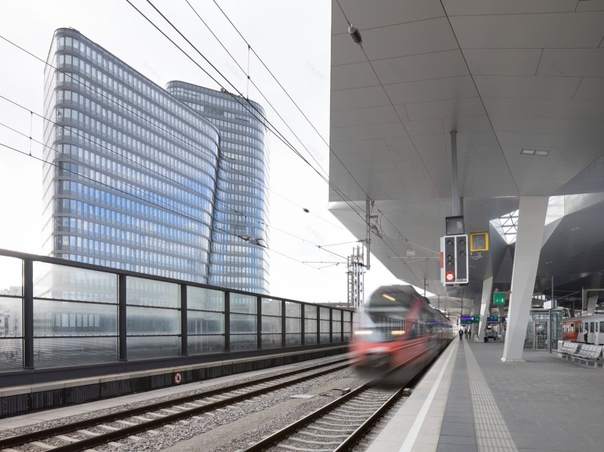 维也纳ÖBB 总部,现代高效绿色办公建筑-18