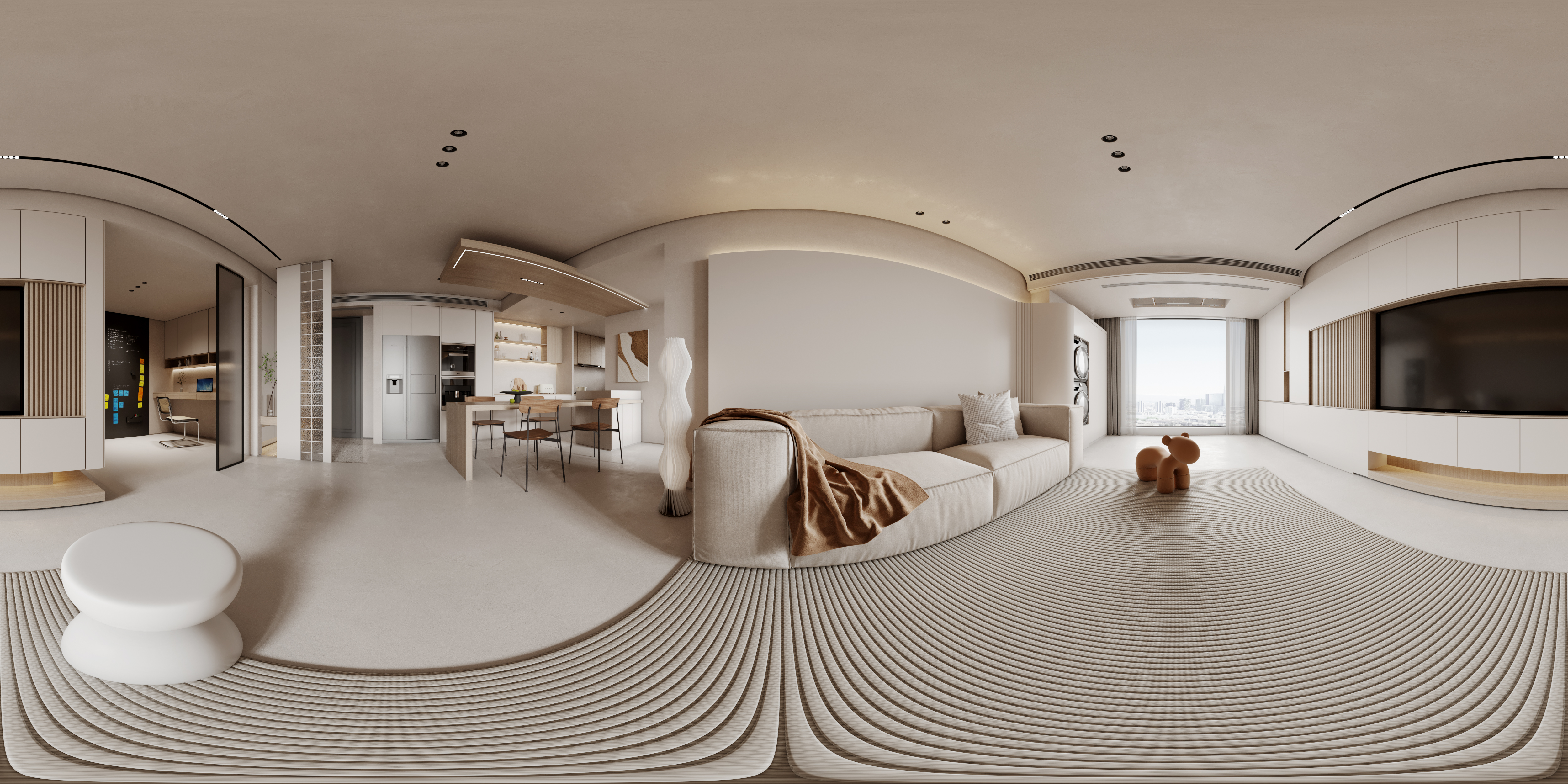 融合自然元素的 3Dmax CR5.2 室内设计案例-13