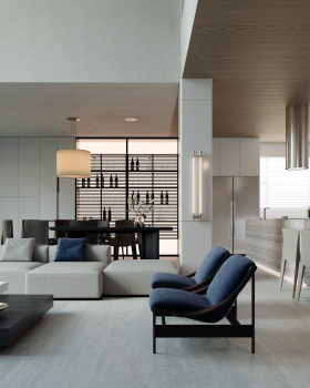 400平现代别墅 效果表现