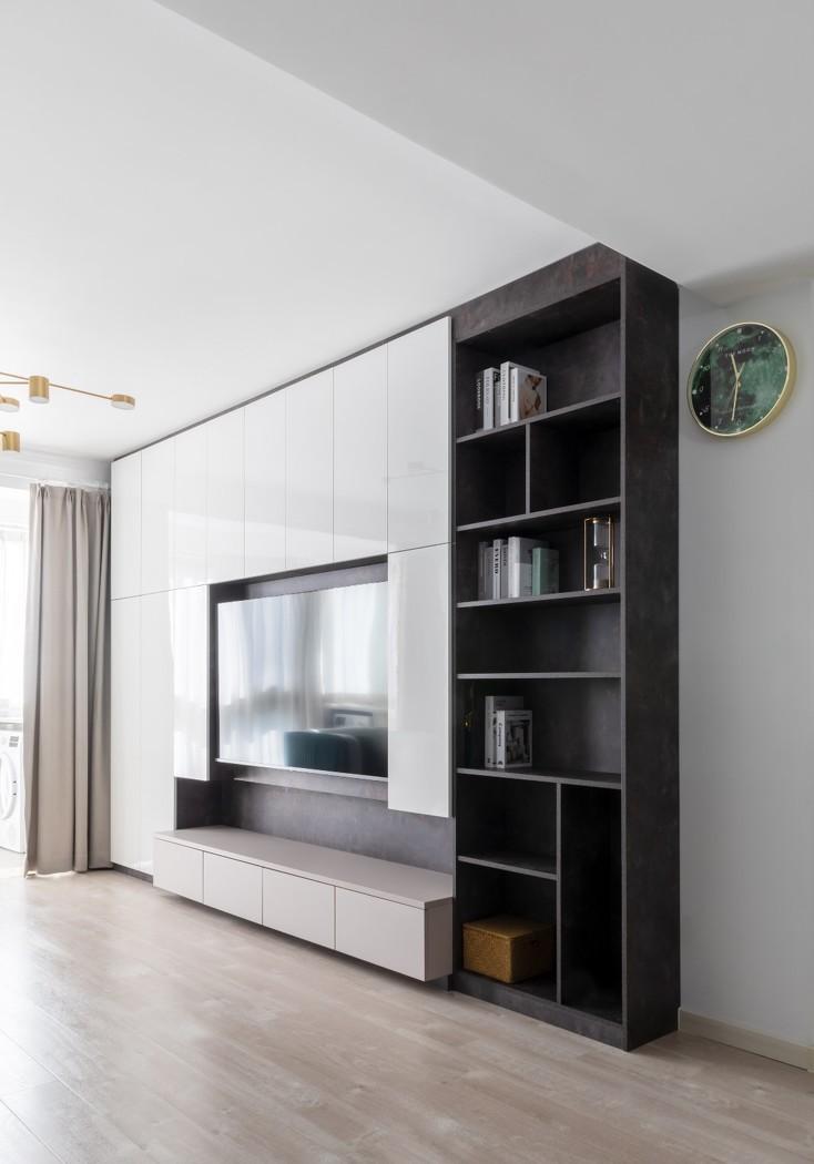 小户型 Spring 玄关餐厅厨房一体化设计-14