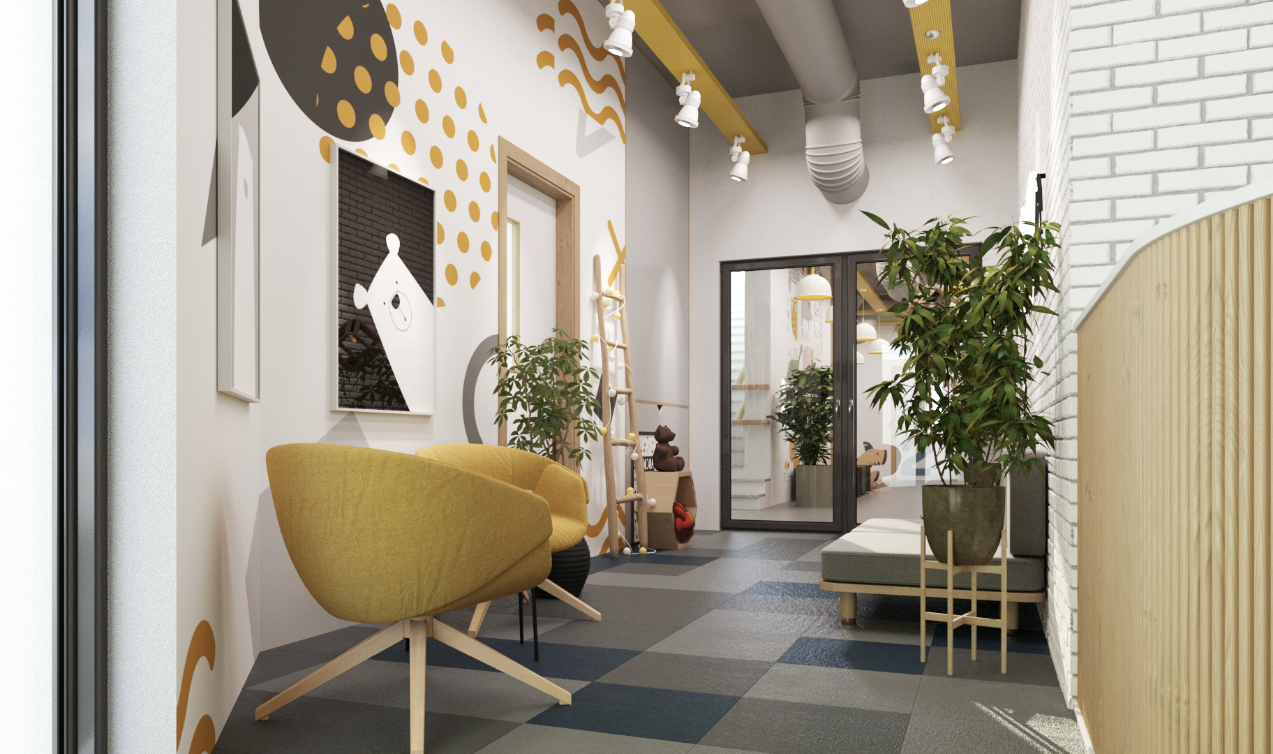 ESKİŞEHİR BİLNET 学校室内概念设计项目-13