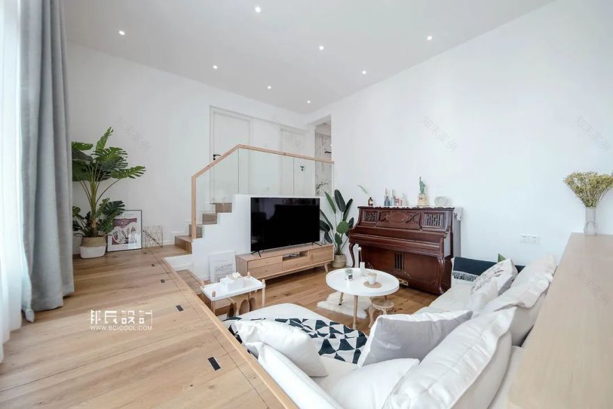 爆改二十年错层老房,暗双层变阳光三层,空间看起来大一倍-76