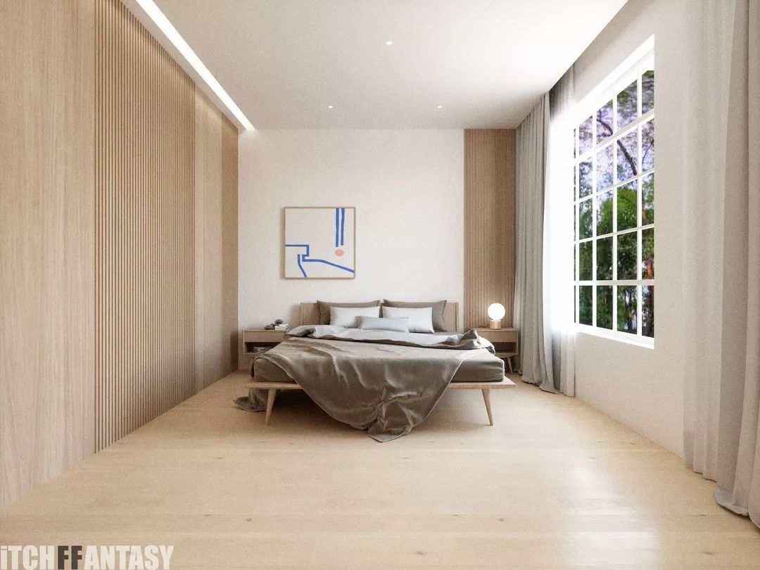 四层极简别墅，原木色温馨空间-51