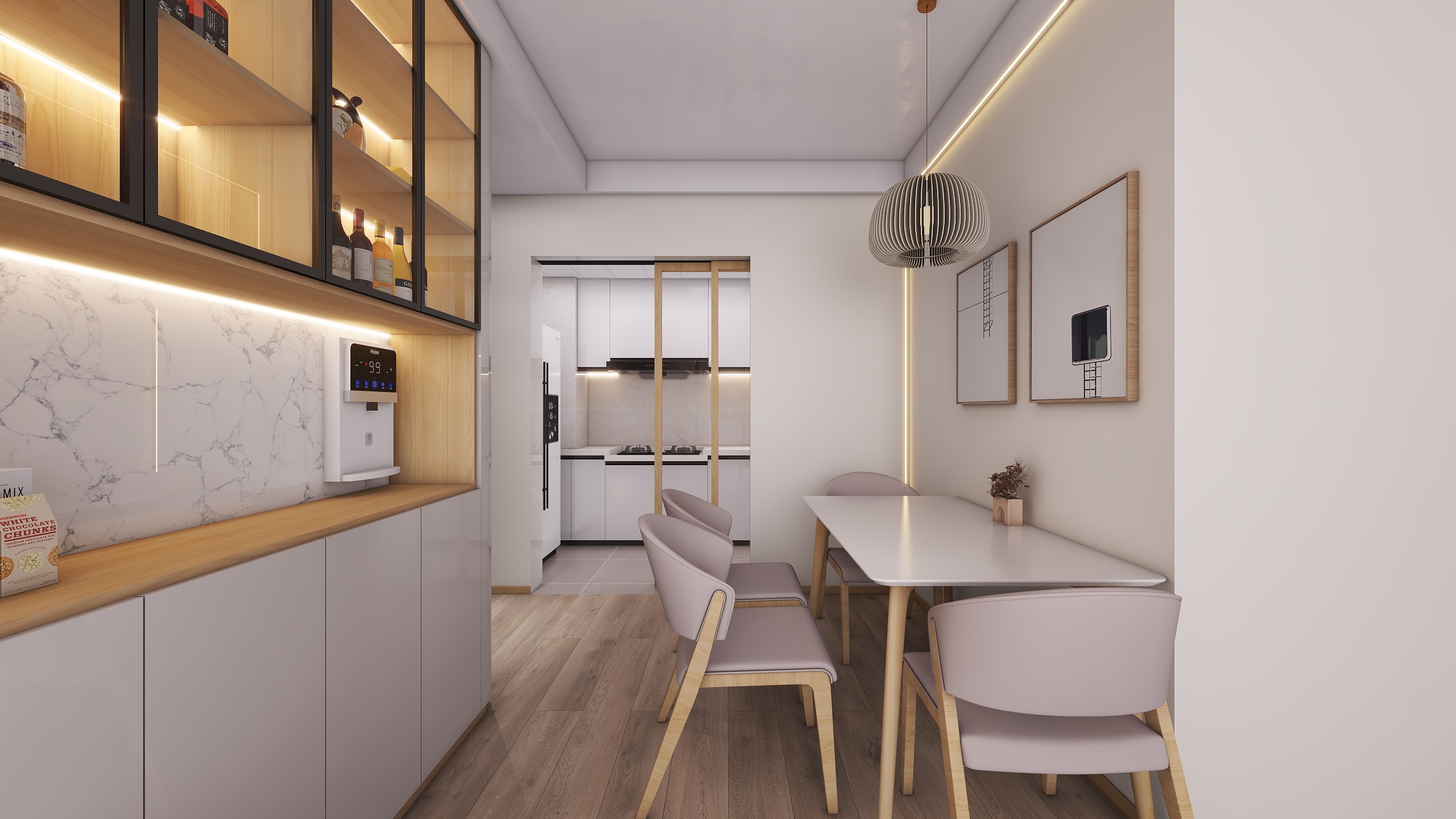 四川成都汇厦少城锦官郡（67平方日式原木风两居室）-19