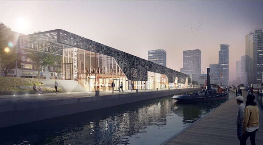 New Pavilion in Rotterdams Leuvehaven Port Brings High-7