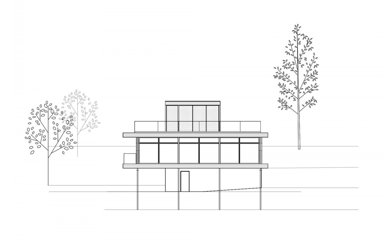 悬浮于加拿大高原的景观住宅-42