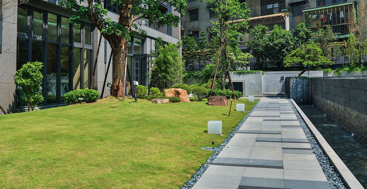 柏悅府中庭住宅景观设计丨中国基隆丨萧家福建築師事務所,玫格聯合建築師事務所-3