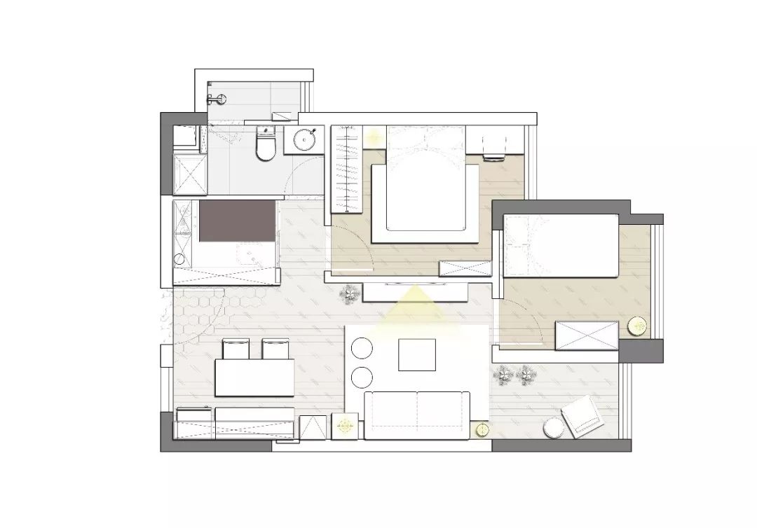 幸福郡湾北欧风小居 | 空间利用与生活品质的完美结合-18