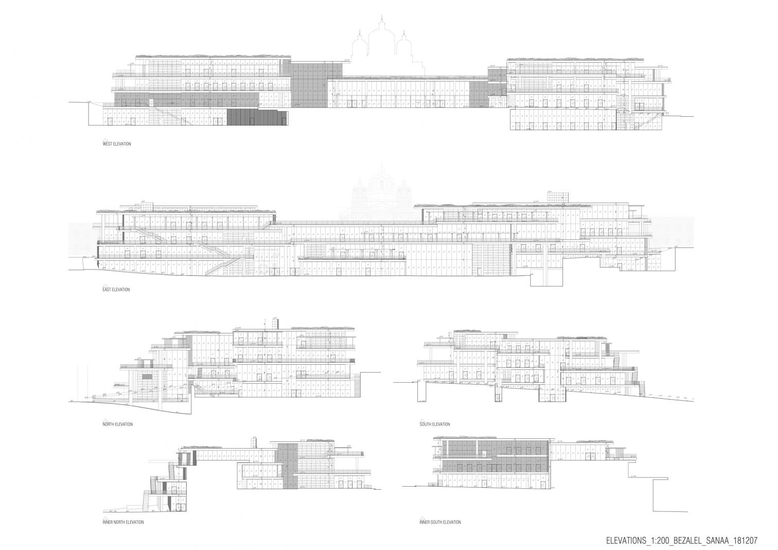 耶路撒冷 Bezalel 美术学院层叠景观校园设计丨俄罗斯-13