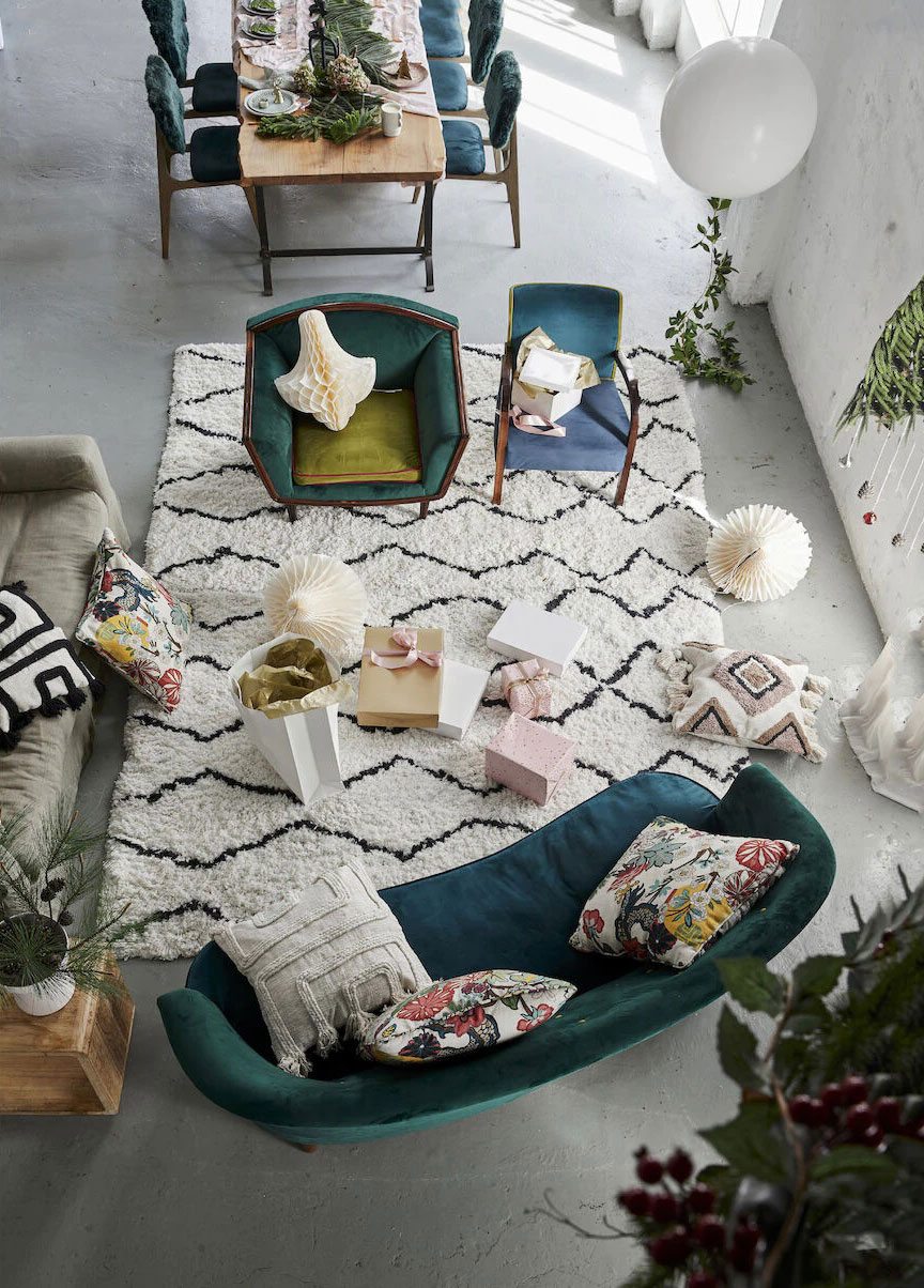 自然风圣诞家居 | Scandinavian 风格与绿色元素的完美融合-6