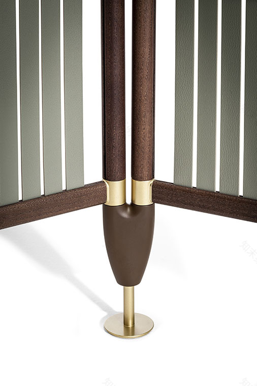 Poltrona Frau 推出 GamFratesi 设计的彩色编织皮革空间分割器-7