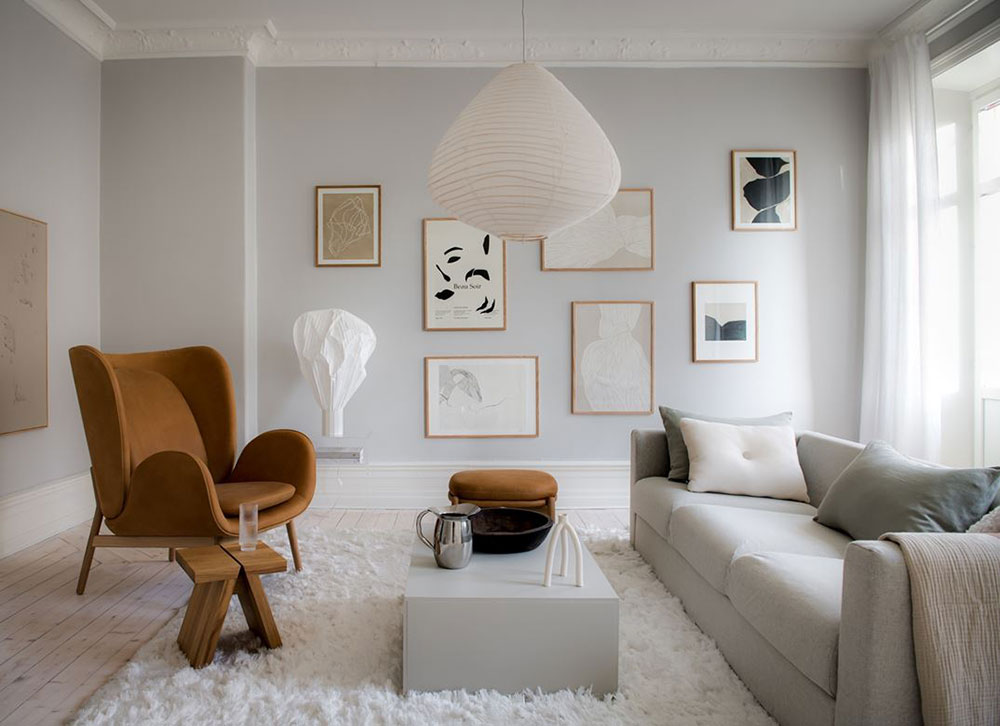 柔美恬静 | 哥德堡淡雅粉色调公寓设计-2